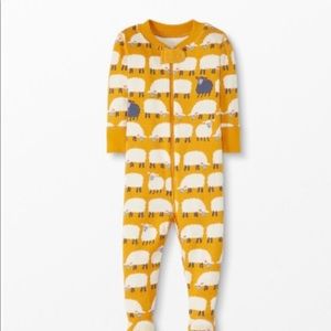 Hanna Andersson Organic Baby Zip Footed Sleeper Size 0-3 (33cm long)